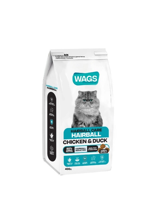 واجز دراي فوود للقطط البالغة لكرات الشعر 400 جرام - Image 1